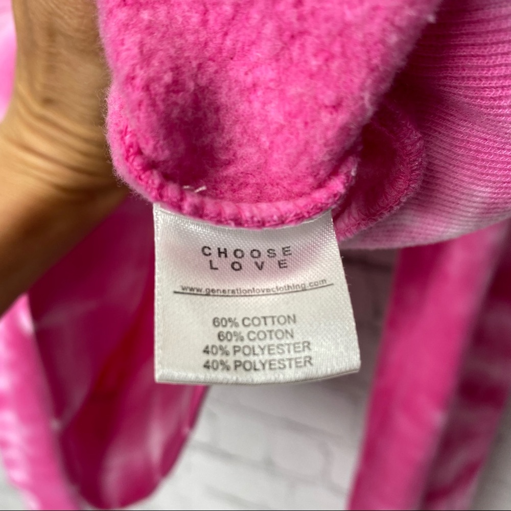 Generation Love (Revolve) | Carla tie dye puff sleeve sweatshirt - Picture 4 of 6